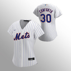 Women's New York Mets Michael Conforto White 2020 Replica Home Jersey