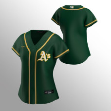 Women's Oakland Athletics Replica Green Alternate Jersey