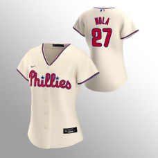 Women's Philadelphia Phillies Aaron Nola Cream 2020 Replica Alternate Jersey