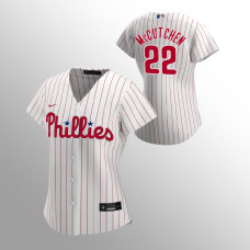 Women's Philadelphia Phillies Andrew McCutchen White 2020 Replica Home Jersey