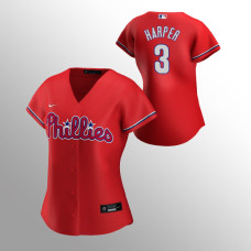 Women's Philadelphia Phillies Bryce Harper Red 2020 Replica Alternate Jersey