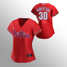 Women's Philadelphia Phillies David Robertson Red 2020 Replica Alternate Jersey