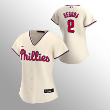 Women's Philadelphia Phillies Jean Segura Cream 2020 Replica Alternate Jersey