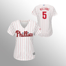 Women's Philadelphia Phillies Nick Williams White Cool Base Home Jersey