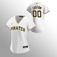 Women's Pittsburgh Pirates Custom White 2020 Replica Home Jersey