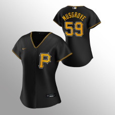 Women's Pittsburgh Pirates Joe Musgrove Black 2020 Replica Alternate Jersey