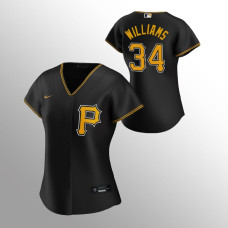 Women's Pittsburgh Pirates Trevor Williams Black 2020 Replica Alternate Jersey