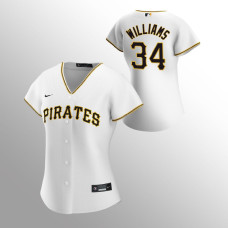 Women's Pittsburgh Pirates Trevor Williams White 2020 Replica Home Jersey