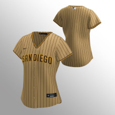 Women's San Diego Padres Replica Tan Brown Alternate Jersey