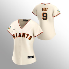 Women's San Francisco Giants Brandon Belt Cream Replica 2021 Pride Month Home Jersey