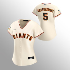 Women's San Francisco Giants Mike Yastrzemski Cream Replica 2021 Pride Month Home Jersey