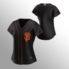 Women's San Francisco Giants Replica Black Alternate Jersey