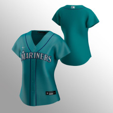 Women's Seattle Mariners Replica Aqua Alternate Jersey