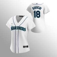 Women's Seattle Mariners Yusei Kikuchi White 2020 Replica Home Jersey