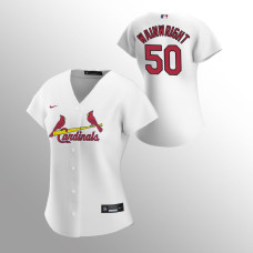 Women's St. Louis Cardinals Adam Wainwright White 2020 Replica Home Jersey