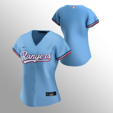 Women's Texas Rangers Replica Light Blue Alternate Jersey