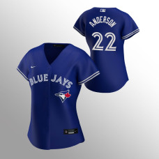 Women's Toronto Blue Jays Chase Anderson Royal 2020 Replica Alternate Jersey