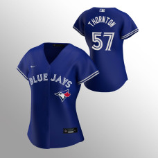 Women's Toronto Blue Jays Trent Thornton Royal 2020 Replica Alternate Jersey