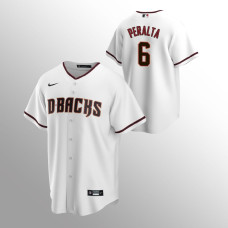 Youth Arizona Diamondbacks David Peralta White Replica Home Jersey