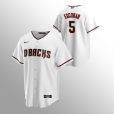 Youth Arizona Diamondbacks Eduardo Escobar White Replica Home Jersey