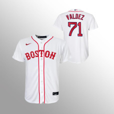 Youth Boston Red Sox Phillips Valdez White 2021 Replica Patriots' Day Jersey