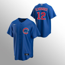 Youth Chicago Cubs Kyle Schwarber Royal Replica Alternate Jersey