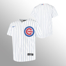 Youth Chicago Cubs Replica White Home Jersey