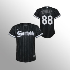 Youth Chicago White Sox Luis Robert Black 2021 City Connect Replica Jersey