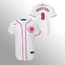 Youth Cincinnati Reds Mike Moustakas White Replica Home Jersey