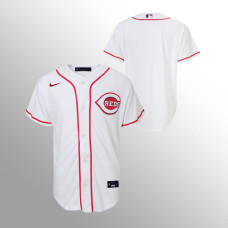 Youth Cincinnati Reds Replica White Home Jersey