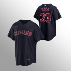 Youth Cleveland Indians Brad Hand Navy Replica Alternate Jersey