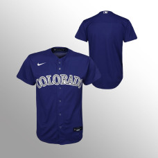 Youth Colorado Rockies Replica Purple Alternate Jersey