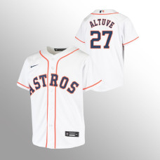 Youth Houston Astros Jose Altuve White Replica Home Jersey