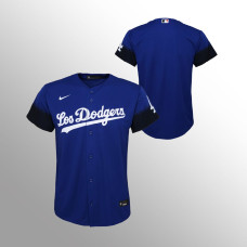 Youth Los Angeles Dodgers 2021 City Connect Royal Replica Jersey