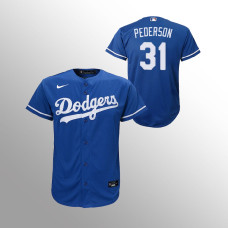 Youth Los Angeles Dodgers Joc Pederson Royal Replica Alternate Jersey