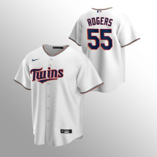 Youth Minnesota Twins Taylor Rogers White Replica Home Jersey
