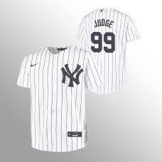Youth New York Yankees Aaron Judge White Replica Home Jersey
