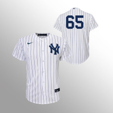 Youth New York Yankees James Paxton White Replica Home Jersey