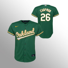 Youth Oakland Athletics Matt Chapman Kelly Green Replica Alternate Jersey