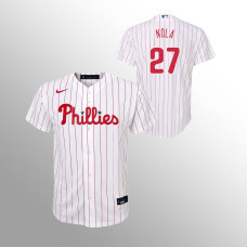 Youth Philadelphia Phillies Aaron Nola White Replica Home Jersey