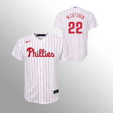 Youth Philadelphia Phillies Andrew McCutchen White Replica Home Jersey