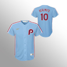 Youth Philadelphia Phillies J.T. Realmuto Light Blue Cooperstown Collection Road Jersey