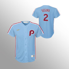 Youth Philadelphia Phillies Jean Segura Light Blue Cooperstown Collection Road Jersey