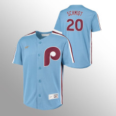 Youth Philadelphia Phillies #20 Mike Schmidt Light Blue Road Cooperstown Collection Jersey