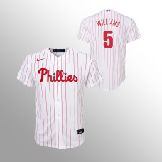 Youth Philadelphia Phillies Nick Williams White Replica Home Jersey