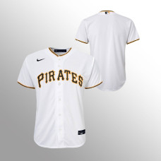 Youth Pittsburgh Pirates Replica White Home Jersey