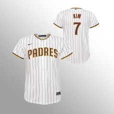 Youth San Diego Padres Ha-Seong Kim White Replica Trade Home Jersey