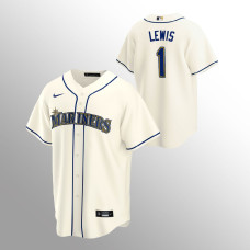 Youth Seattle Mariners Kyle Lewis Cream Replica Alternate Jersey