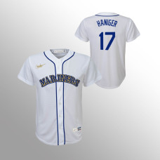 Youth Seattle Mariners Mitch Haniger White Cooperstown Collection Home Jersey