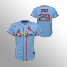 Youth St. Louis Cardinals Alex Reyes Light Blue Replica Alternate Jersey